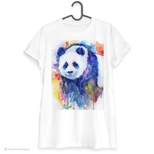 Panda bear art T-shirt