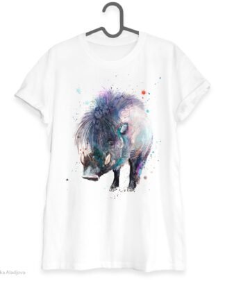 Visayan warty pig art T-shirt