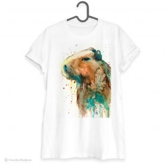 Capybara art T-shirt