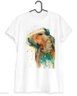Capybara art T-shirt