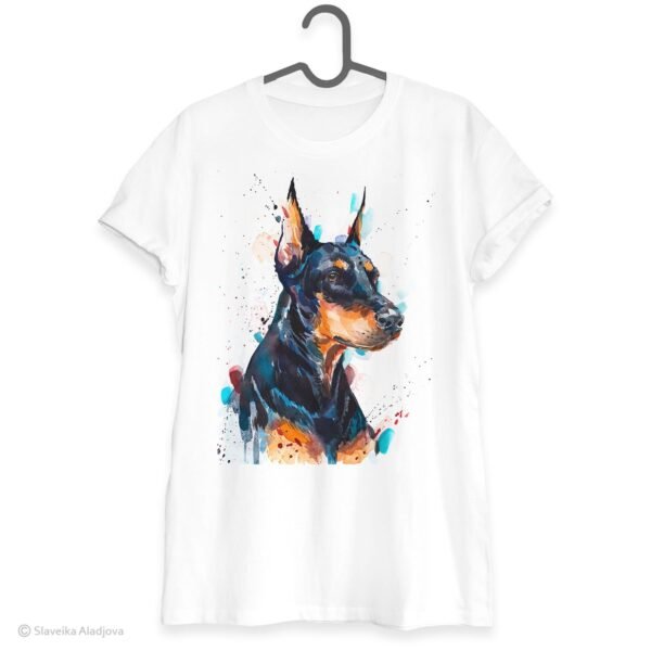 Doberman art T-shirt
