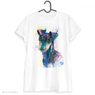Manchester Terrier art T-shirt