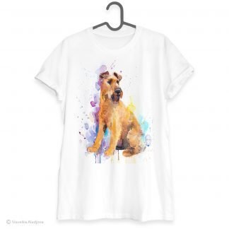 Irish Terrier art T-shirt