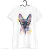 Sphynx cat art T-shirt