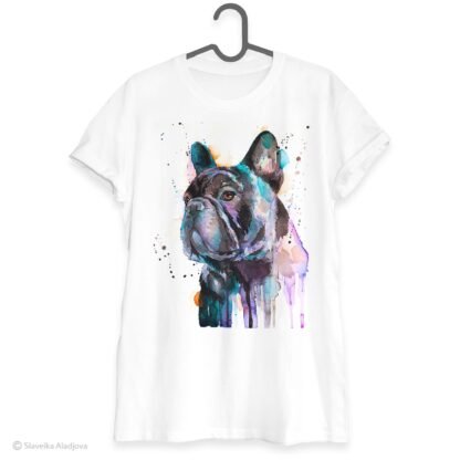 French Bulldog art T-shirt