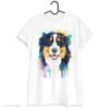 Bernese Mountain Dog art T-shirt