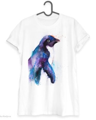 Adelie penguin art T-shirt