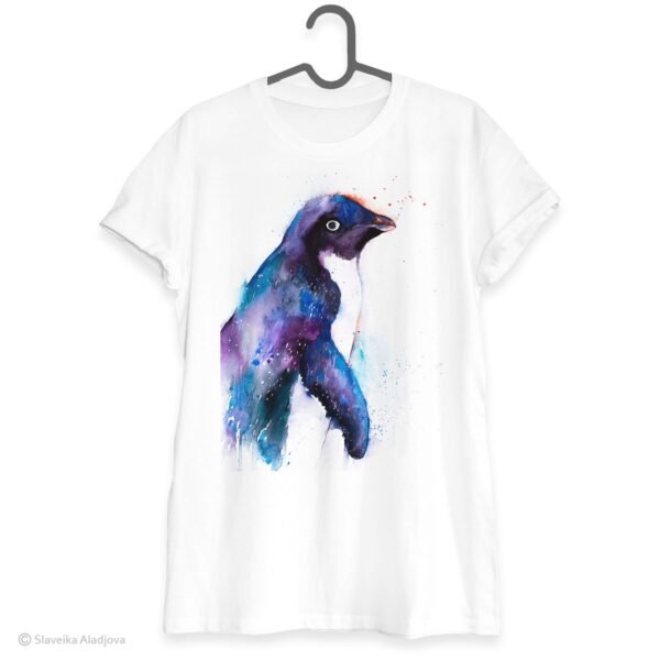 Adelie penguin art T-shirt