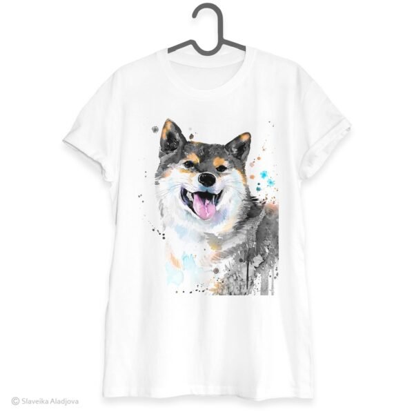 Black And Tan Shiba Inu art T-shirt Black And Tan Shiba Inu art T-shirt