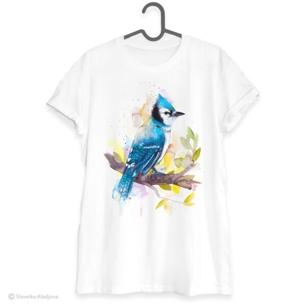 Blue Jay art T-shirt