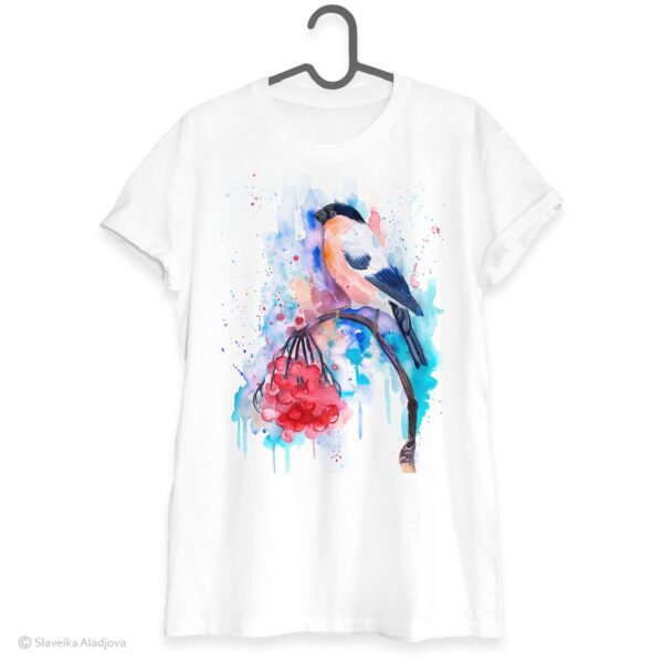 Bullfinch art T-shirt