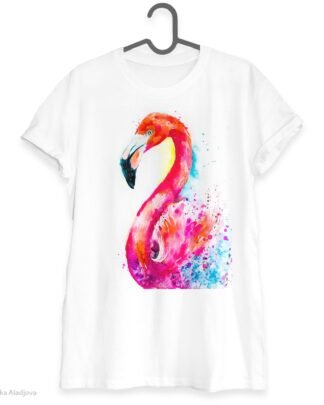 Flamingo art T-shirt