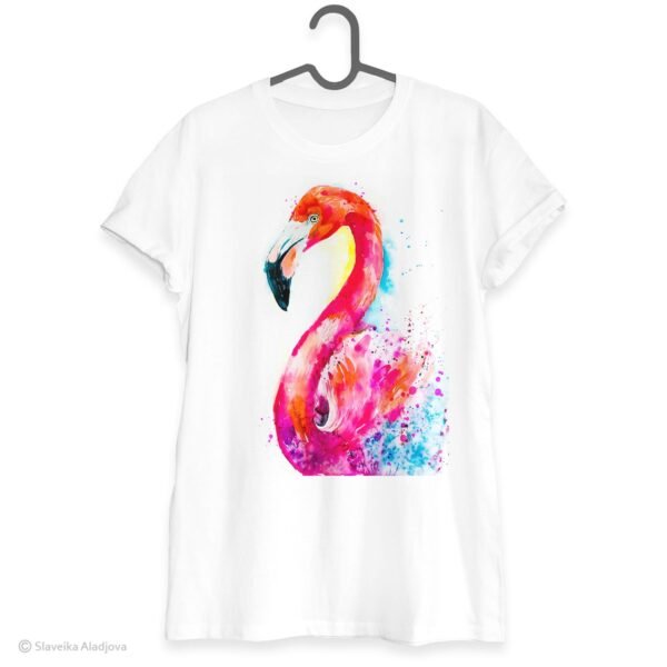 Flamingo art T-shirt