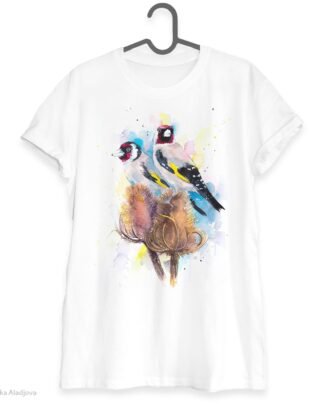 Goldfinch art T-shirt