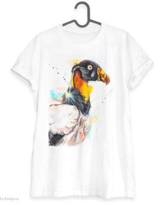 King vulture art T-shirt