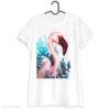 Lesser flamingo art T-shirt