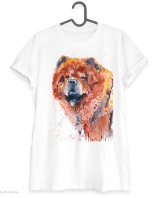Chow Chow dog art T-shirt
