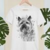 Black and white Cairn Terrier T-shirt