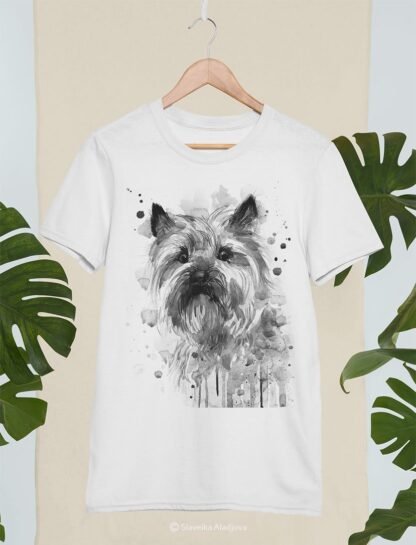Black and white Cairn Terrier T-shirt