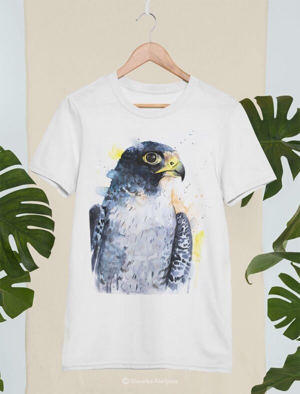 Peregrine Falcon art T-shirt