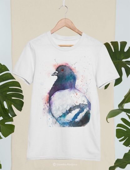 Pigeon art T-shirt