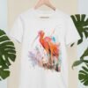 Scarlet Ibis art T-shirt