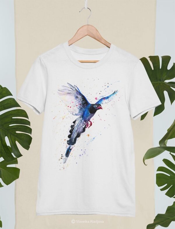 Taiwan Blue Magpie art T-shirt