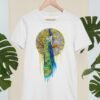 Peacock art T-shirt