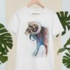 Mouflon girl art T-shirt