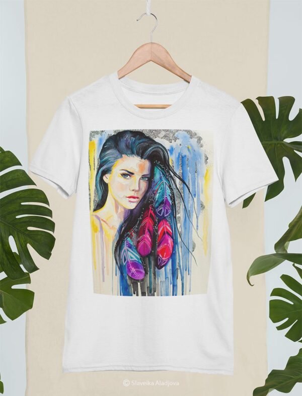Girl portrait art T-shirt