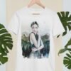 Mountain girl portrait art T-shirt