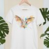 Barn owl art T-shirt
