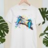Common kingfisher art T-shirt