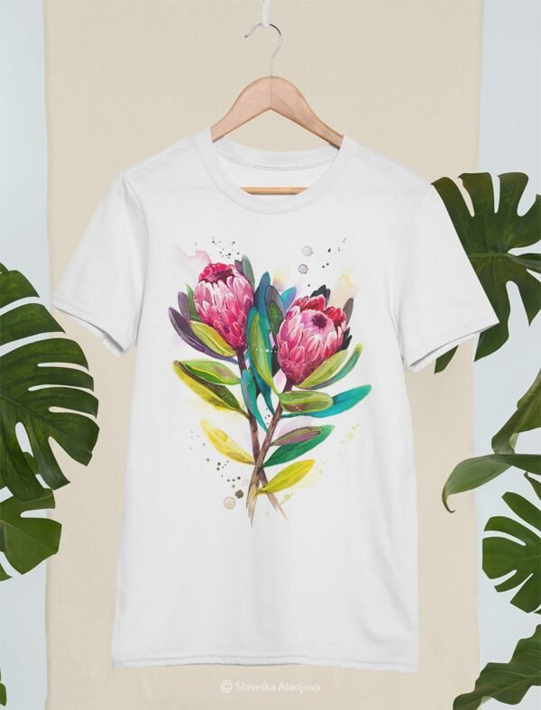 Protea Pink Ice art T-shirt