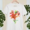 Lilium flower art T-shirt