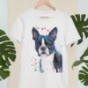 Boston Terrier art T-shirt