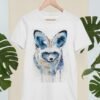 Bat-eared fox art T-shirt
