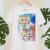 Cheetah art T-shirt