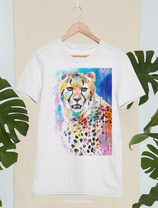 Cheetah art T-shirt