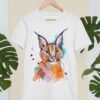Caracal art T-shirt