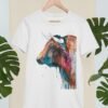 Brown Bull art T-shirt