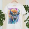 European bison art T-shirt