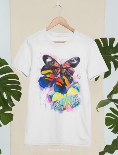 Colorful Butterfly art T-shirt