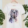 Blue Great Dane art T-shirt
