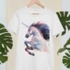 Pink Unicorn art T-shirt