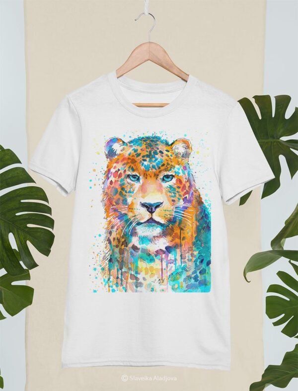 Panther Leopard art T-shirt