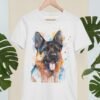 German Shepherd North art T-shirt