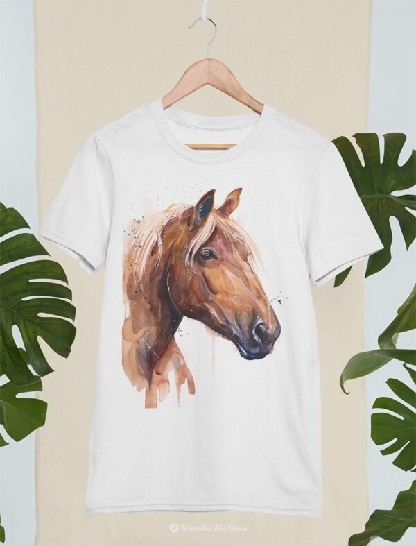 Suffolk Punch horse art T-shirt