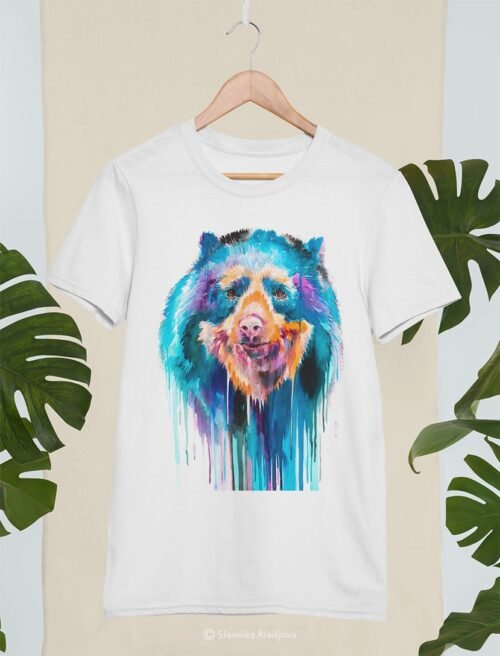 Spectacled Bear art T-shirt