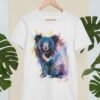 Sloth bear art T-shirt